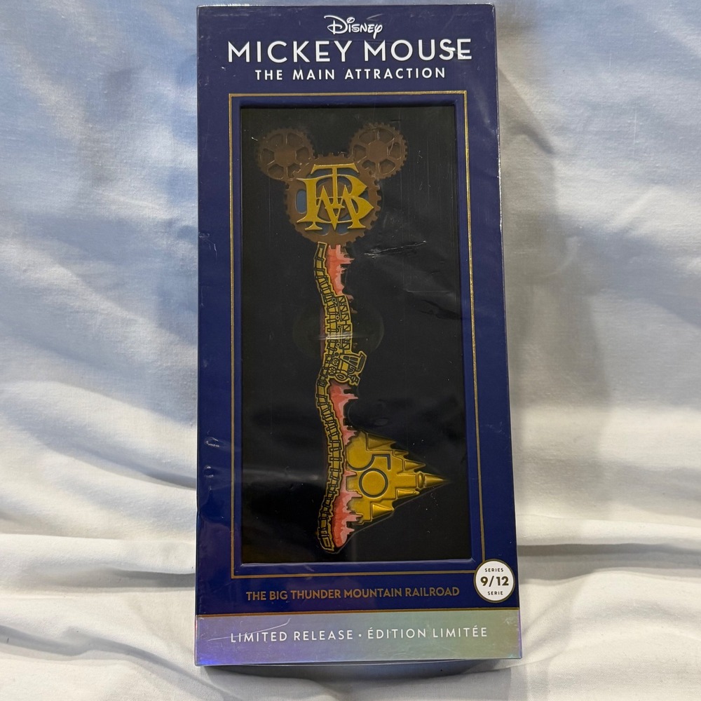 Disney Mickey Mouse The Main Attraction Big Thunder Mountain Railroad Key 9/12